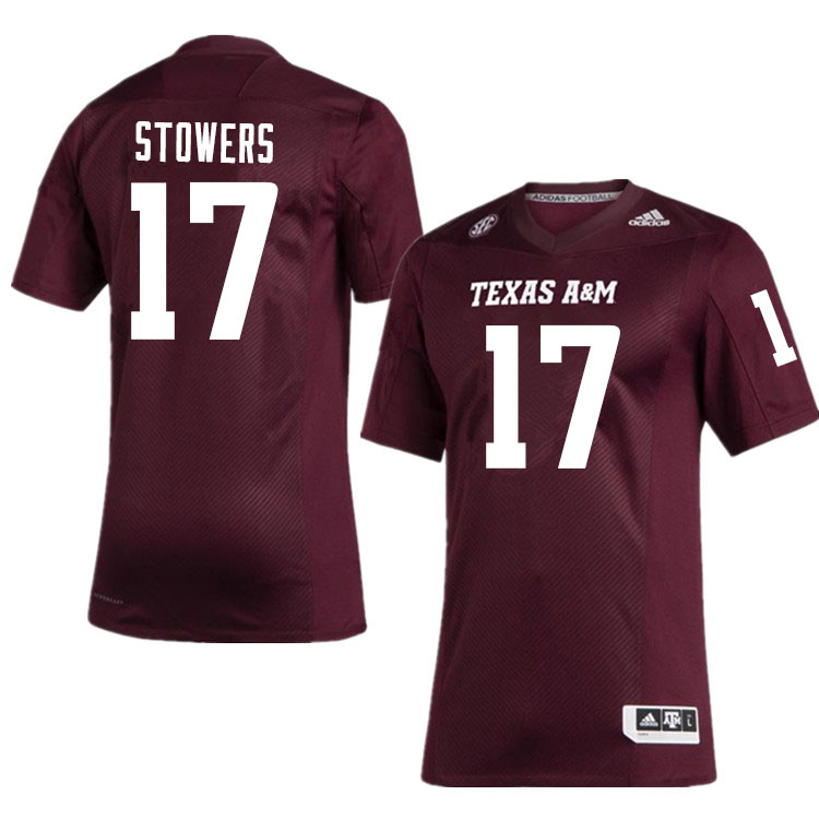 Men #17 Eli Stowers Texas A&M Aggies College Football Jerseys Sale-Maroon